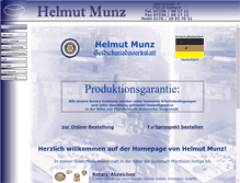 Tablet Screenshot of helmut-munz.de